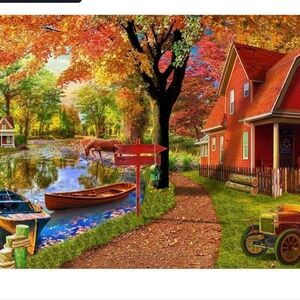 Huadada Autumn Village 1000 Piece Puzzle